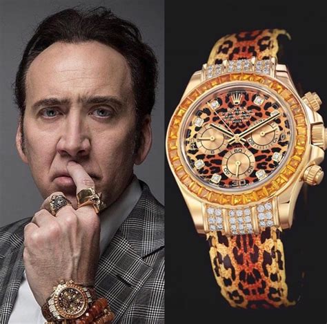 nicolas cage rolex daytona|nicholas cage rolex.